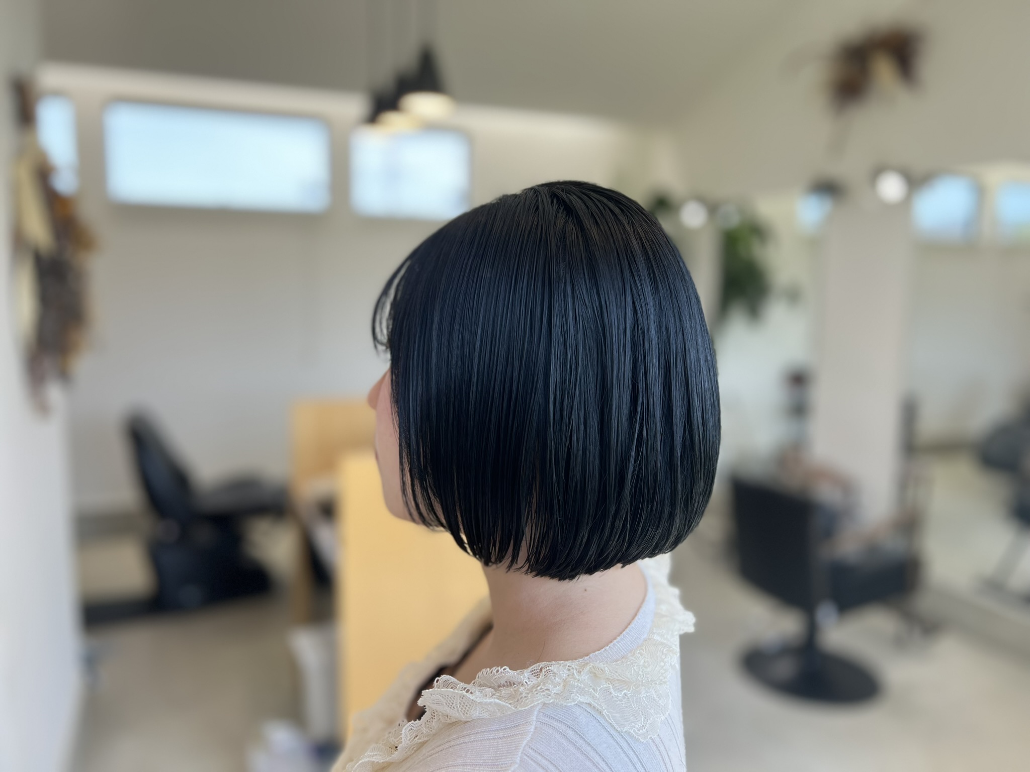 トリートメント効果で艶髪に