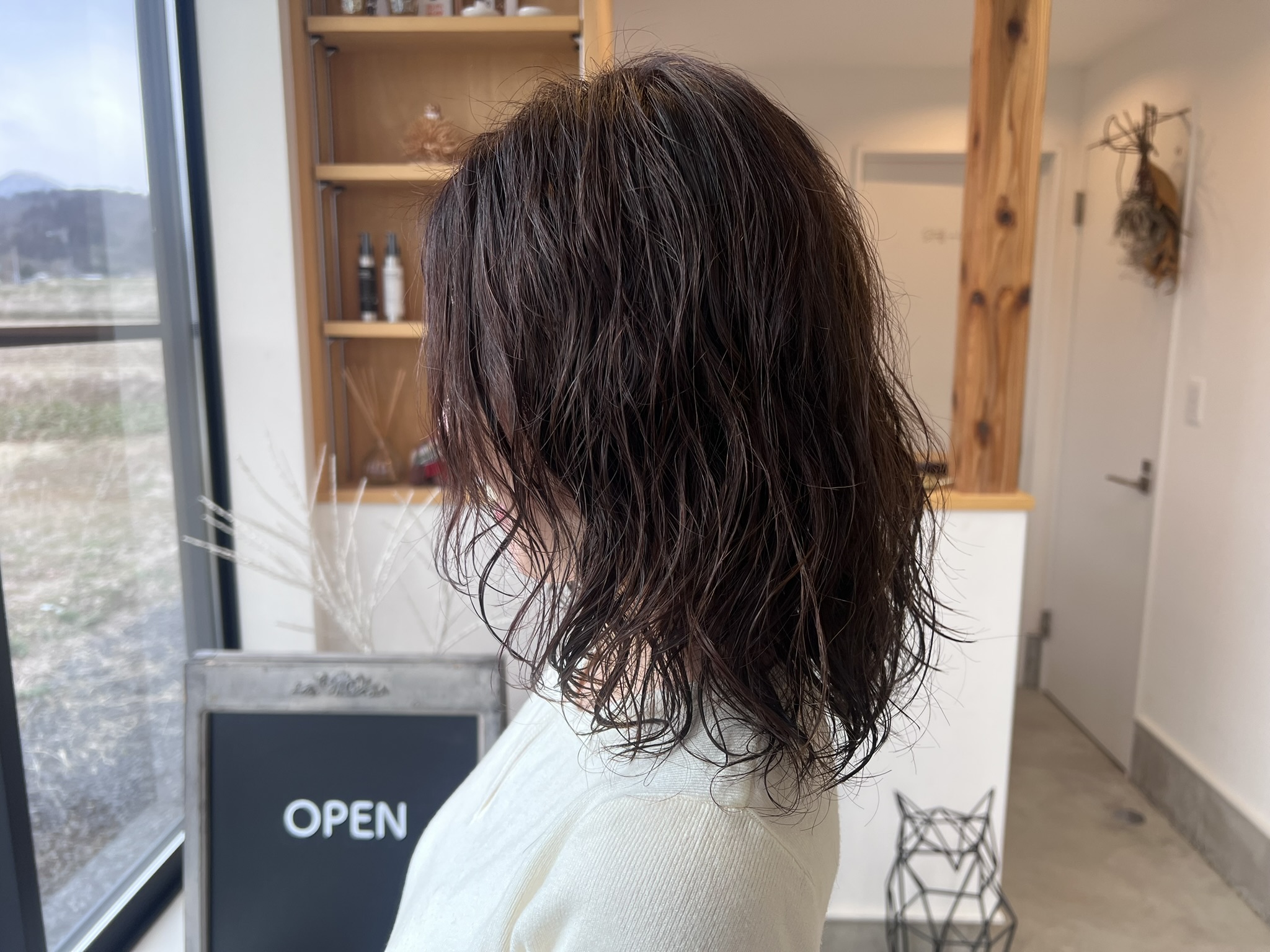 レイヤーカットでふんわり仕上げ