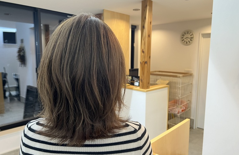 白髪染めのサービス | 山形県山形市の美容院ならhair craft ulula